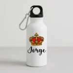 botella corana rey con nombre