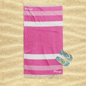 toalla rosa