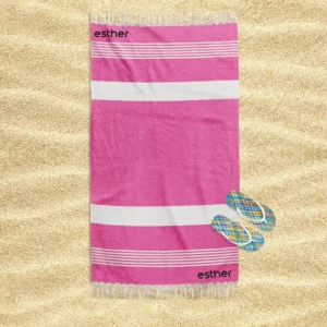toalla rosa