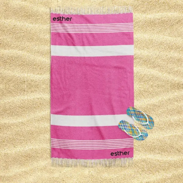 toalla rosa