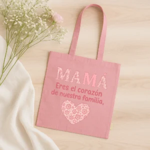 tote bag mama eres el corazon de nuestra familia