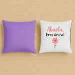 Cojin lila abuela eres unica