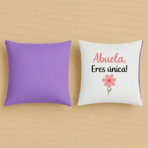 Cojin lila abuela eres unica