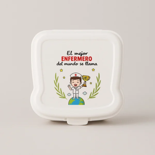 fiambrera blanca