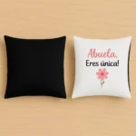 cojin negro abuela eres unica
