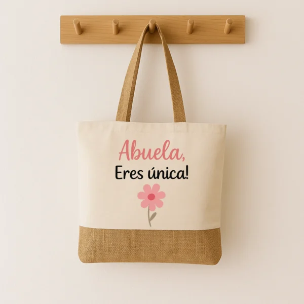 bolso algodon abuela eres unica