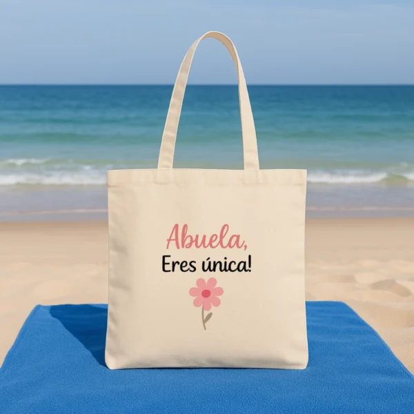 Bolsa de tela algodon abuela eres unica