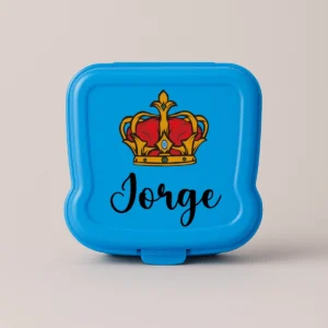 fiambrera azul