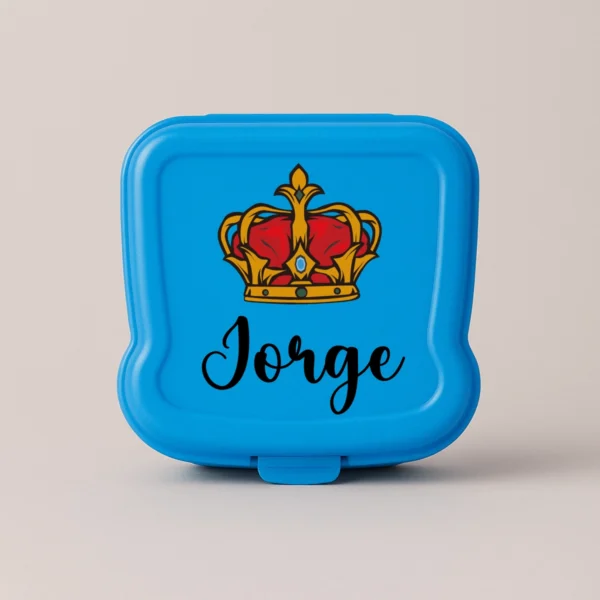fiambrera azul