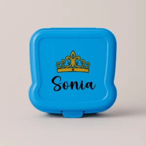 fiambrera azul