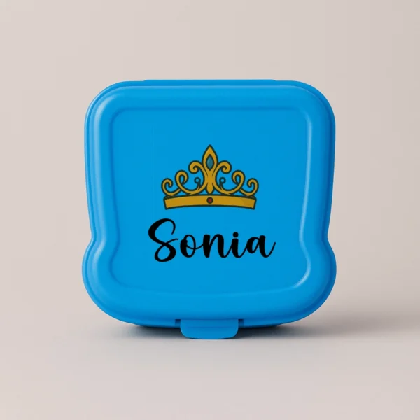 fiambrera azul