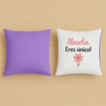 Cojín lila abuela eres única