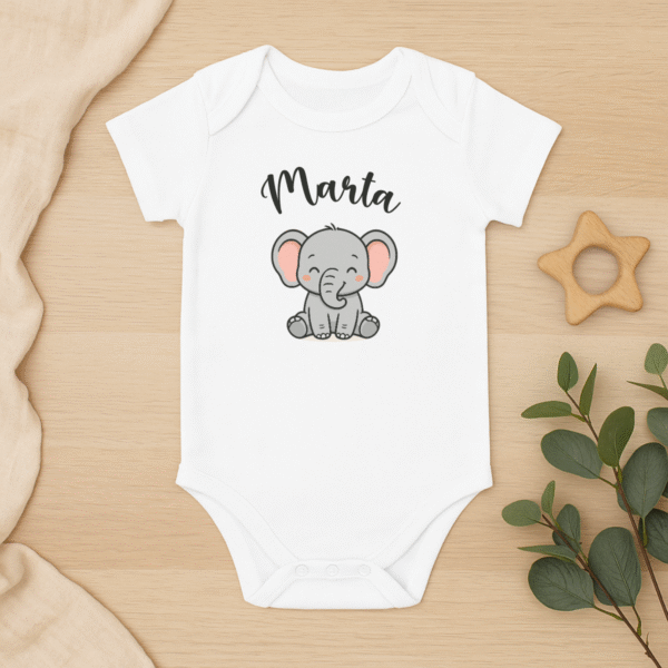 Body elefante mono con nombre