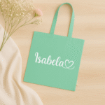 Bolsa de tela verde