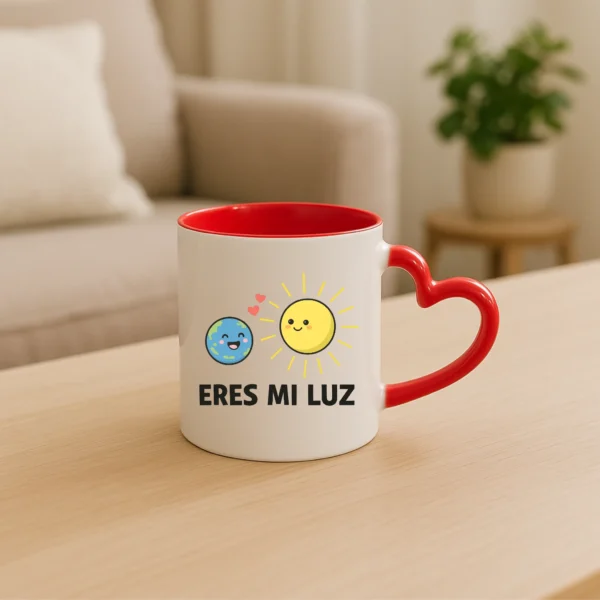 taza amigos eres mi luz