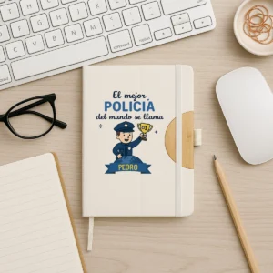libreta mejor policía del mundo +nombre