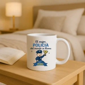 libreta mejor policia del mundo + nombre