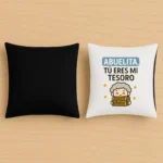 Cojín negro abuelita tú eres mi tesoro