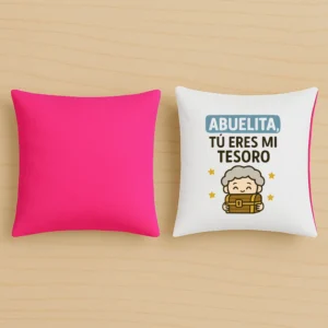 Cojín rosa abuelita tú eres mi tesoro