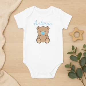 Body oso chupete+nombre