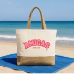Bolsa de playa amigas for life