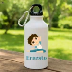 niño gimnasta botella
