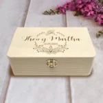 caja de madera personalizable