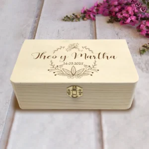 caja de madera personalizable