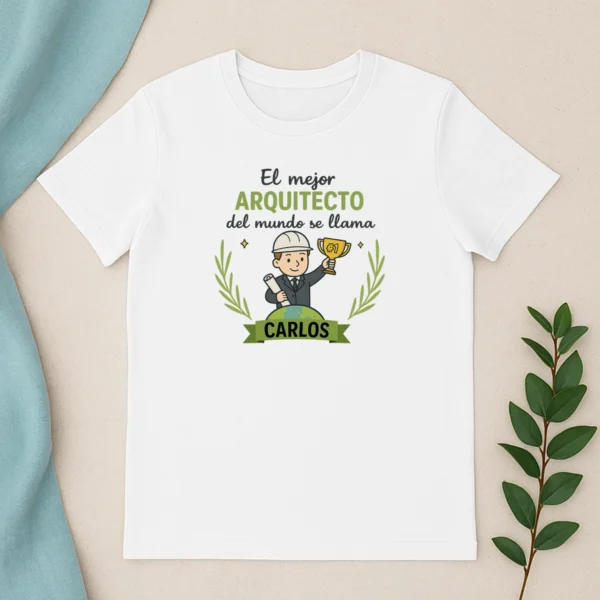 camiseta el mejor arquitecto del mundo
