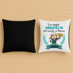 Cojín personalizado mejor arquitecta