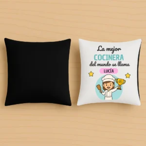 Cojín personalizable la mejor cocinera