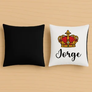 cojin negro hombre
