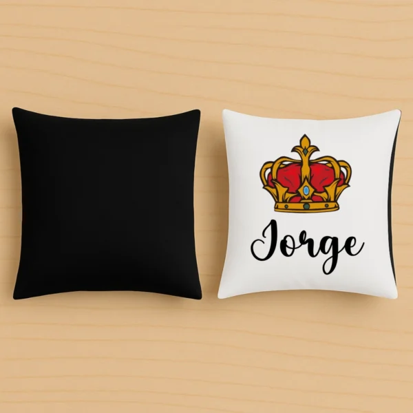 cojin negro hombre