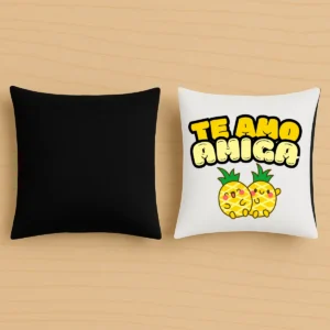 cojin negro te amo amiga