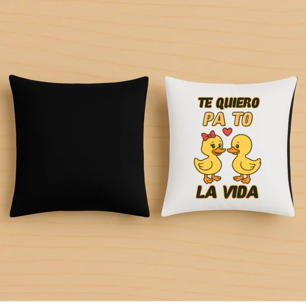 cojin te quiero pa to la vida