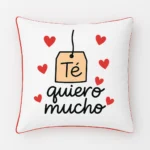 Cojín "Te quiero mucho"
