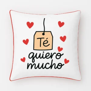 Cojín "Te quiero mucho"