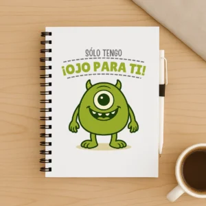Libreta "Solo tengo ¡Ojo para ti!"
