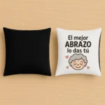 Cojín negro el mejor abrazo lo das tú abuela