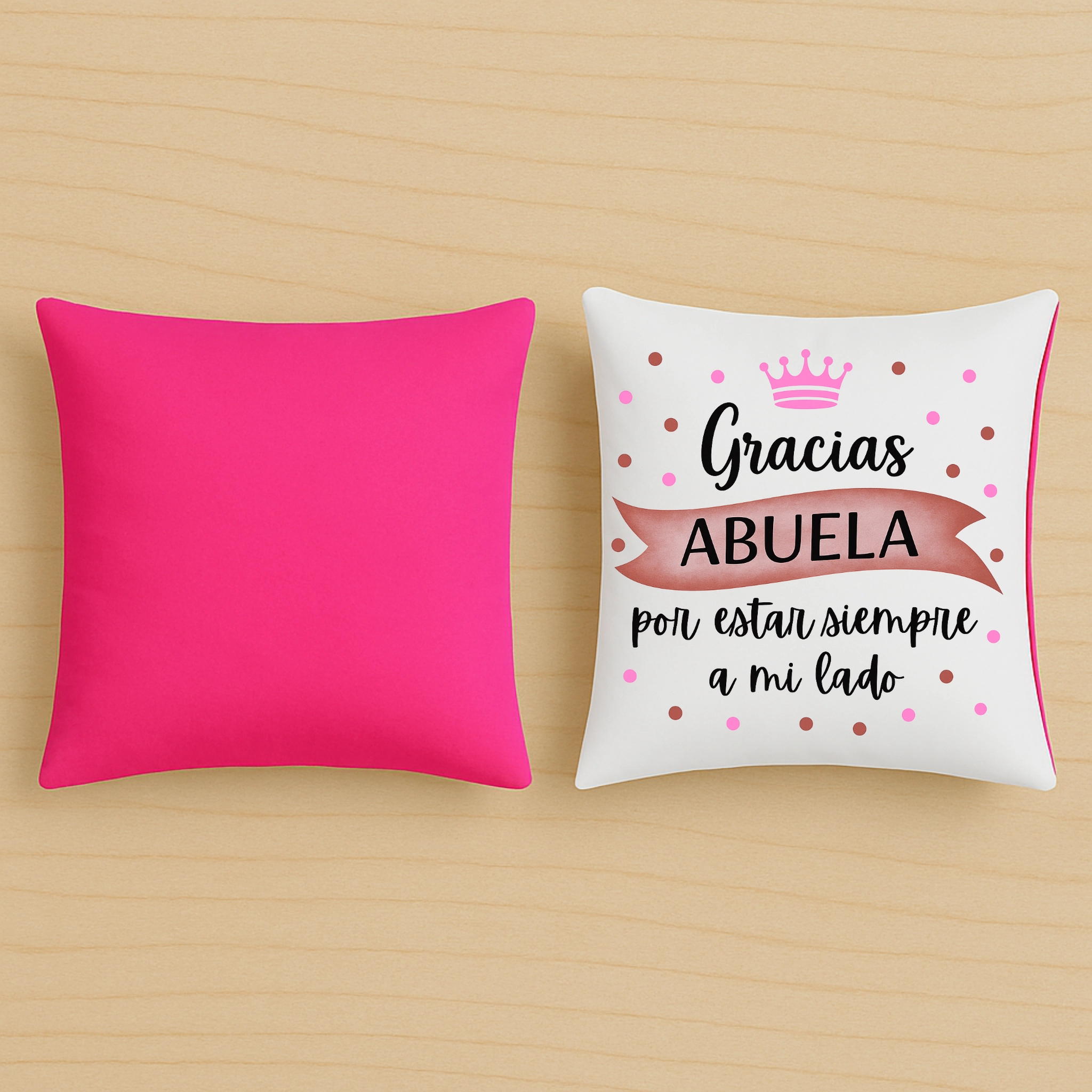 cojín gracias abuela por estar siempre a mi lado