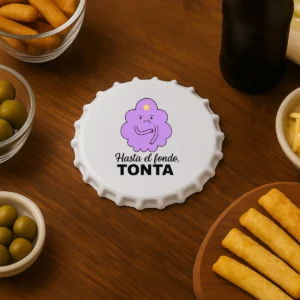 posavasos hasta el fondo tonta