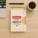 libreta nombre + la mejor abuela del mundo