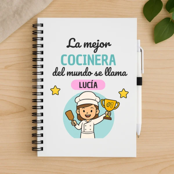 Libreta mejor cocinera del mundo