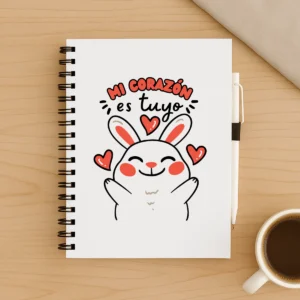 libreta mi corazon es tuyo