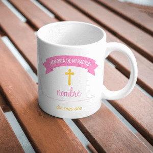 taza memoria de mi bautizo