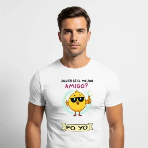 camiseta quien es el mejor amigo po yo