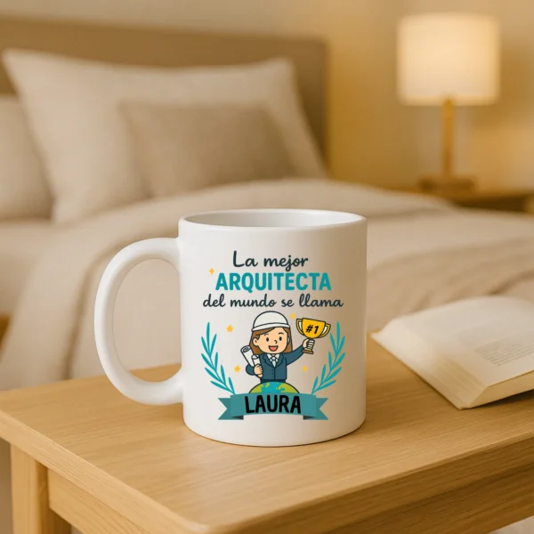 Taza personalizada para la mejor arquitecta
