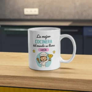 taza personalizada mejor cocinero