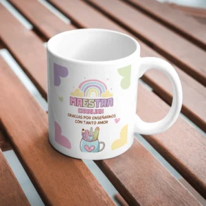 Taza maestra nombre personalizado