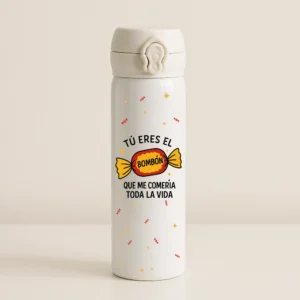 botella blanca tu eres el bombon